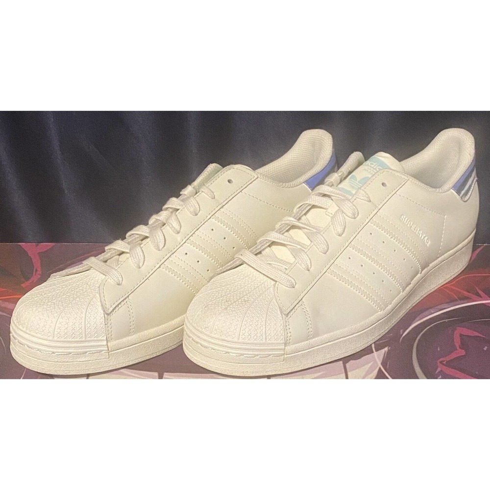 Adidas Superstar Athletic Shoes GZ3704 White On White Men's 13 Shell Toe Sneaker